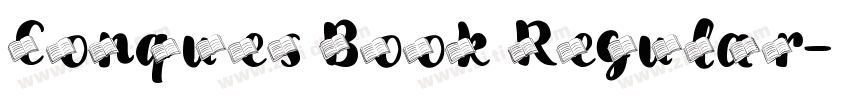 Conques Book Regular字体转换